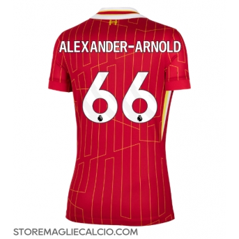 Liverpool Alexander-Arnold #66 Maglia Gara Casa Repliche 2024-25 Donna